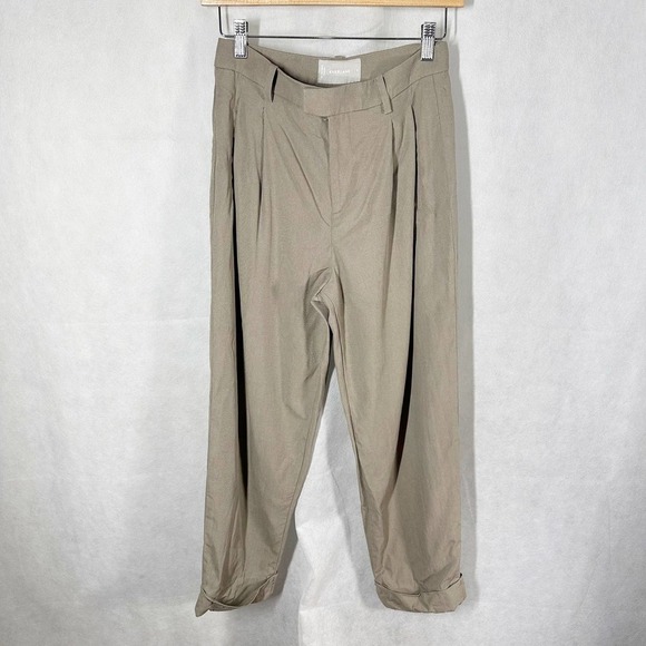 Everlane The Put Together Pleat Pants Size 0 Clay - Picture 2 of 11